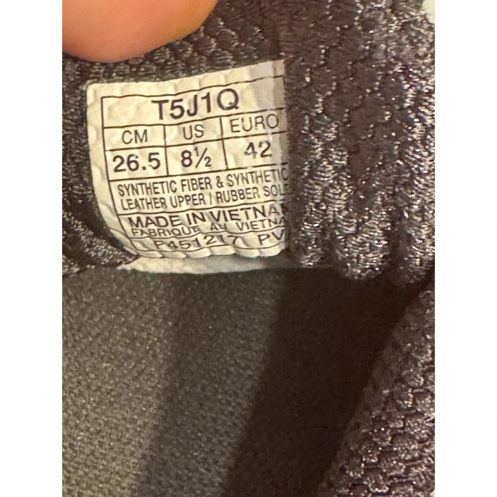 ASICS Men's Gel Running Shoes Size 8.5 Gray Black Athletic Sneakers T5J1Q